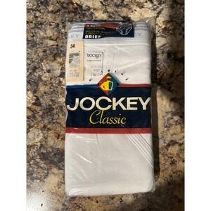 Jockey Life Tapered Boxer - Racing Side Vents Size 34 - 1998 New